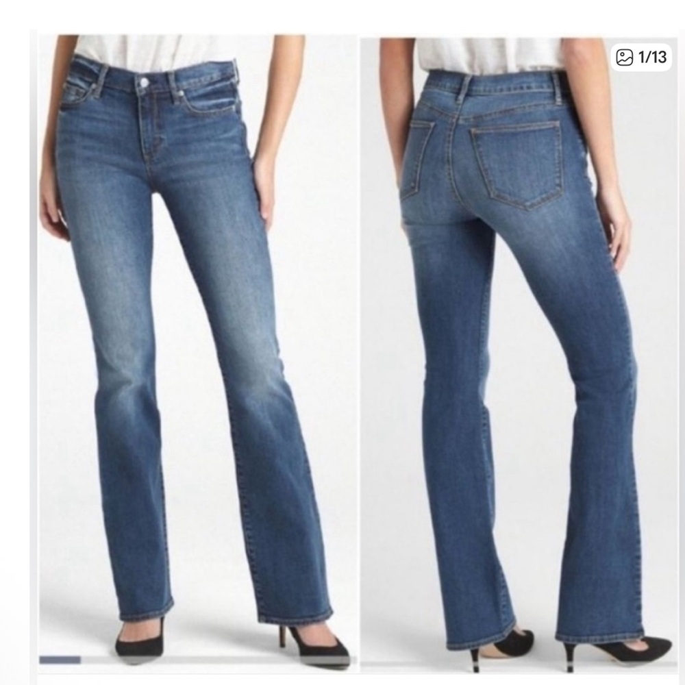 GAP Women's Boot Cut Jeans medium wash blue denim 🔮 HOST PICK 🔮